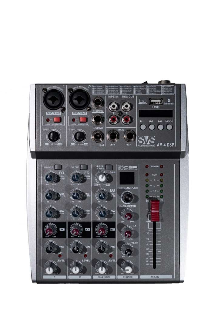 SVS Audiotechnik mixers AM-4 DSP Аналоговый микшерный пульт, 4-канала в Фурманове