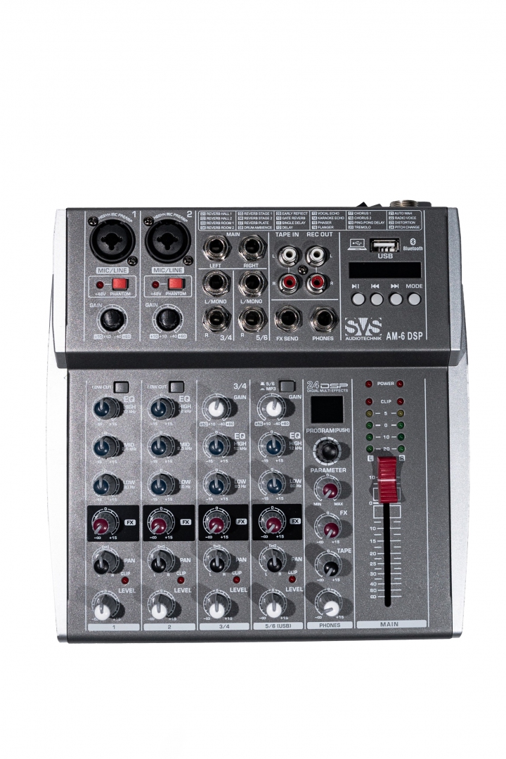SVS Audiotechnik mixers AM-6 DSP Микшерный пульт аналоговый, 6-канальный SVS Audiotechnik mixers в Фурманове