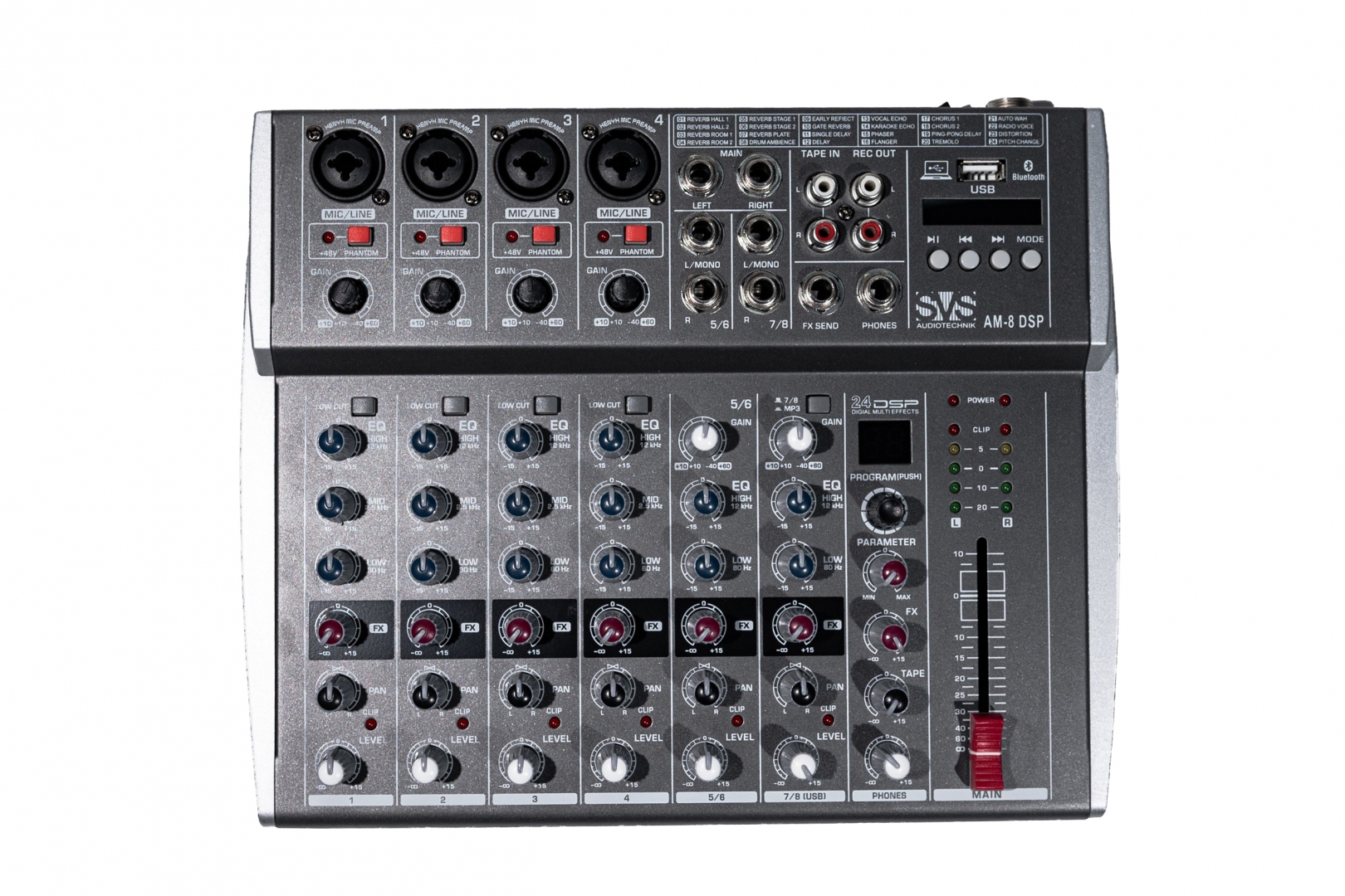 SVS Audiotechnik mixers AM-8 DSP Микшерный пульт аналоговый, 8-канальный в Фурманове
