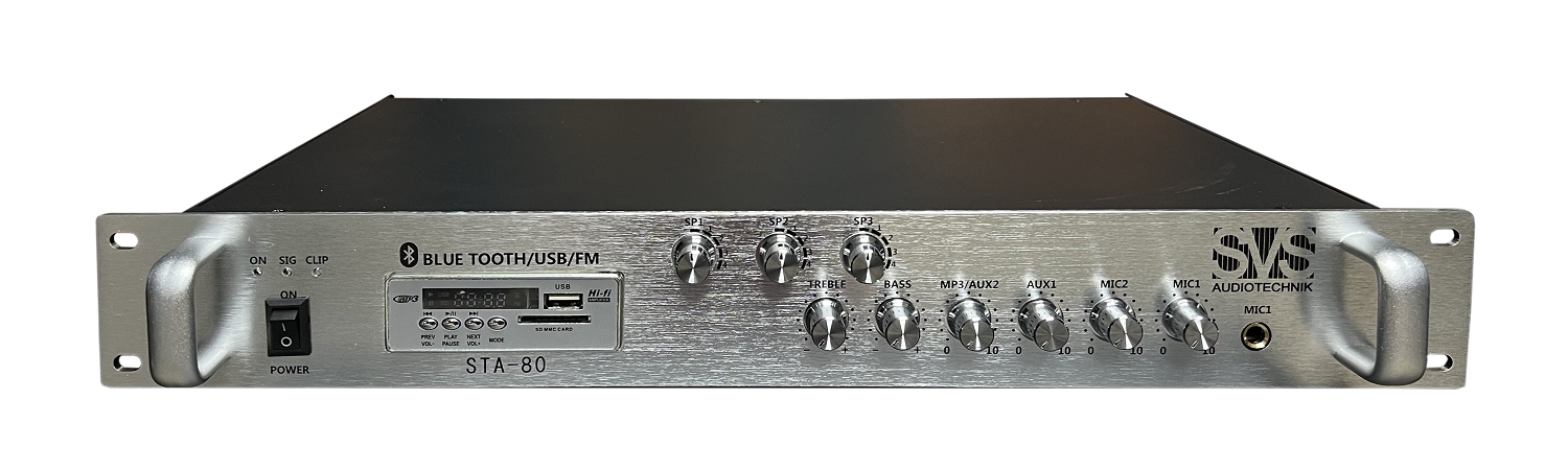 SVS Audiotechnik STA-80 Микшер-усилитель для систем Public Address в Фурманове